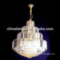 USA UL standard glod crystal chandelier pendant lamp for hotel decoration